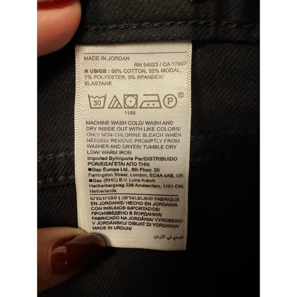 Banana Republic Men's Size 36x32 The Traveler Slim Fit Black Pants - Picture 8 of 8